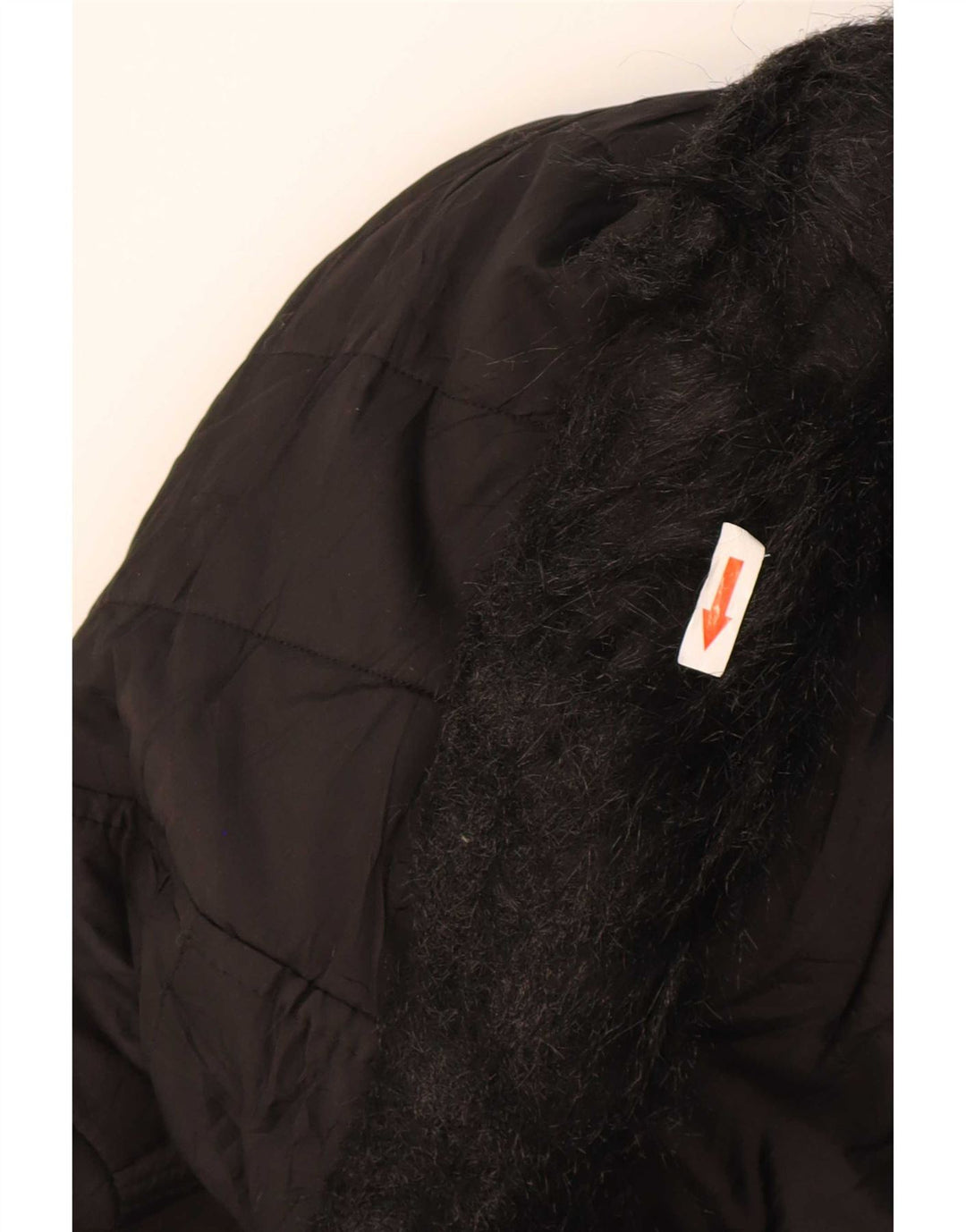 Nautica Polstret hættejakke til kvinder UK 14 Medium Sort Polyester