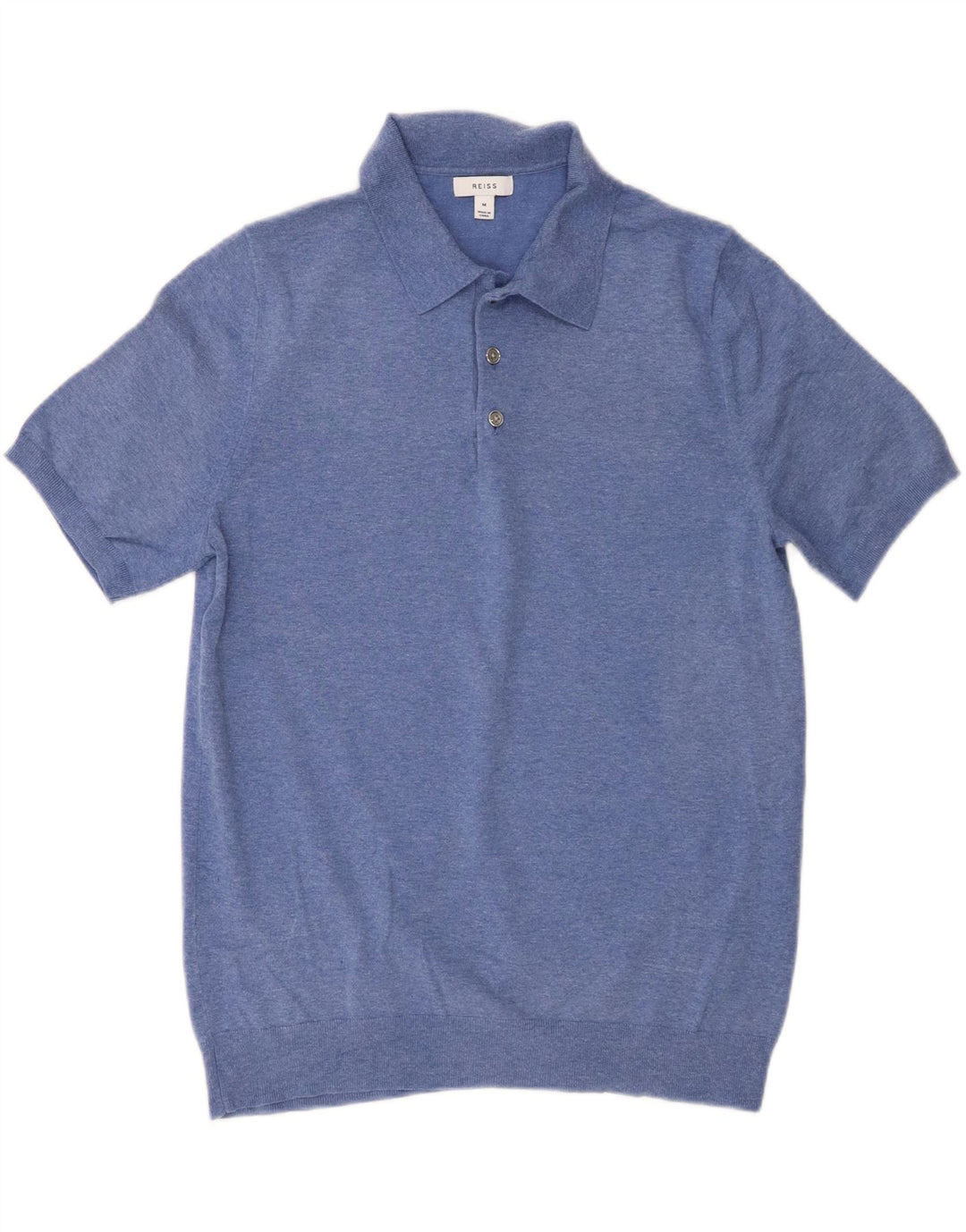 Reiss herre poloshirt Medium blå bomuld