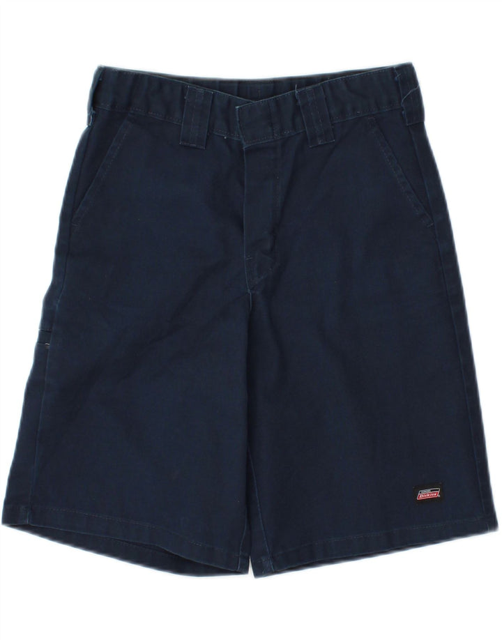 DICKIES Boys Cargo Shorts 9-10 Years W24  Navy Blue Cotton Vintage Dickies and Second-Hand Dickies from Messina Hembry 