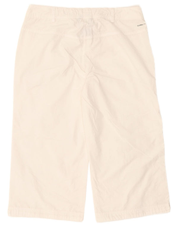 Adidas Dame Clima 365 Capri Bukser UK 12 Medium W30 L20 Hvid