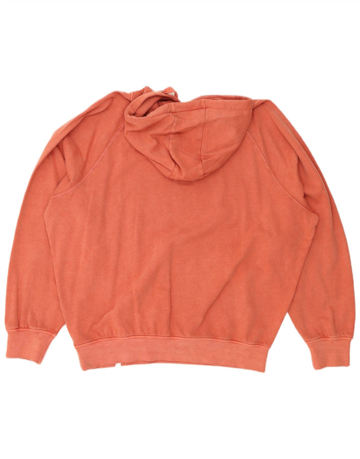 ANIMAL Dame grafisk oversized hættetrøje Jumper UK 14 Large Pink Bomuld