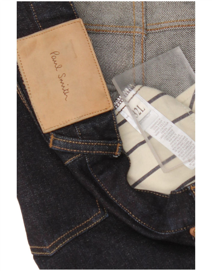 PAUL SMITH Straight jeans til mænd W32 L25 Marineblå bomuld