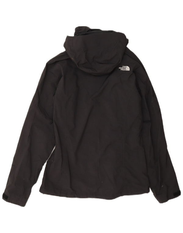 The North Face Regnjakke med hætte til kvinder UK 10 Lille sort nylon