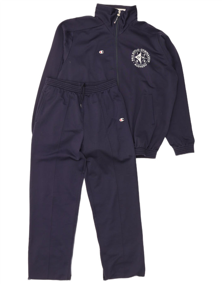 Champion Boys Loose Fit hel træningsdragt 15-16 år marineblå polyester