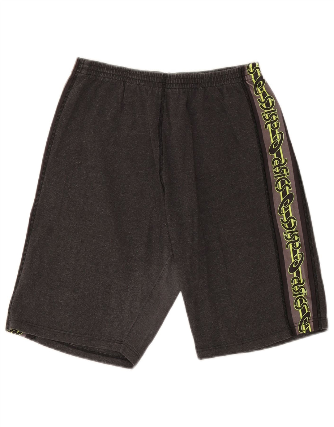 Asics Herre grafiske sportsshorts XL grå bomuld