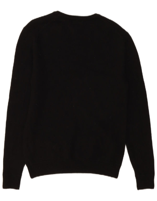 Superdry Herre Boat Neck Jumper Sweater Medium Sort Uld