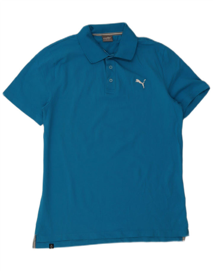 Puma Herre Polo Shirt Large Blue