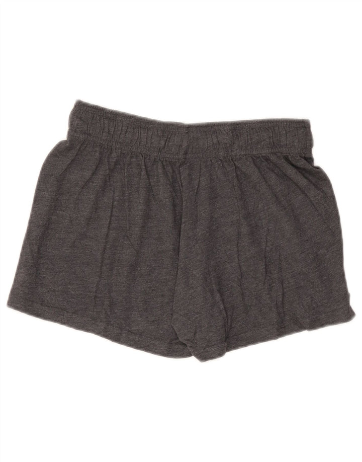 REEBOK sportsshorts til kvinder UK 10 Små grå bomuld