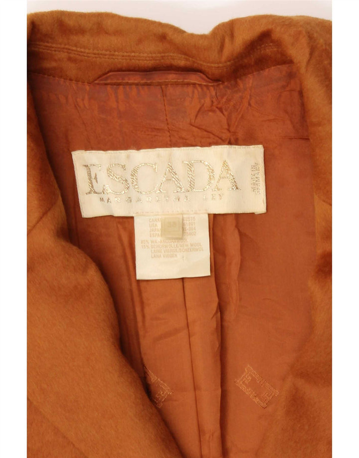 Escada Womens by Margaretha Ley 5-knaps blazerjakke EU 38 Medium Brun