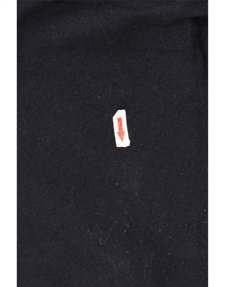 Gant Herre sweater med rund hals XL marineblå lammeuld