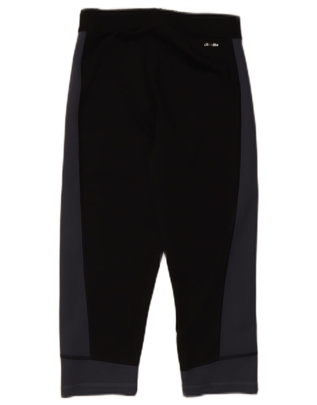 Adidas Dame Capri Leggings UK 8/10 Small Black Colourblock Polyester