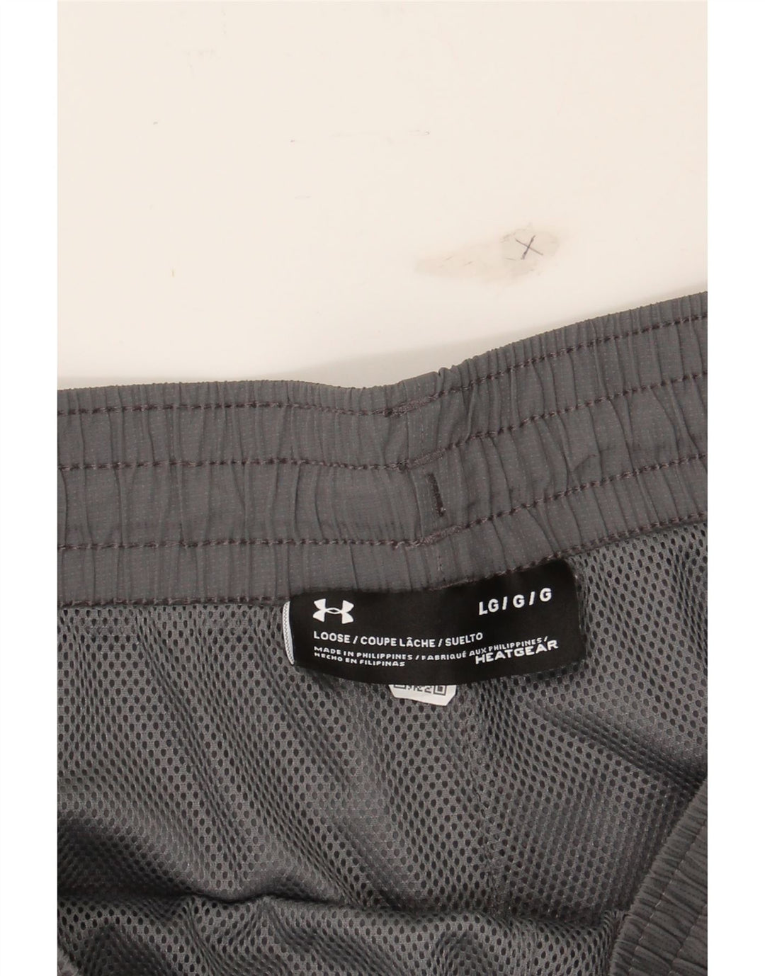 UNDER ARMOUR Mens Heat Gear Tracksuit Trousers Large  Grey Vintage Under Armour and Second-Hand Under Armour from Messina Hembry 