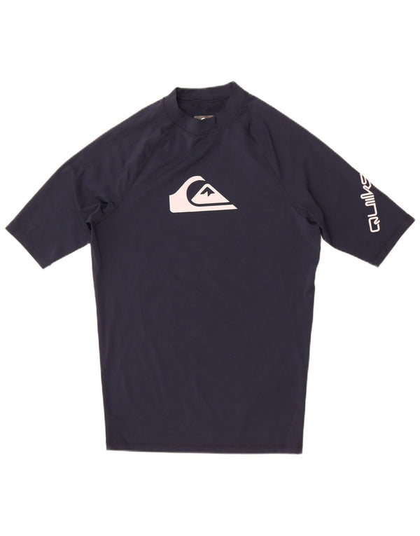 Quiksilver Herre grafisk T-shirt Top Medium Navy Blue