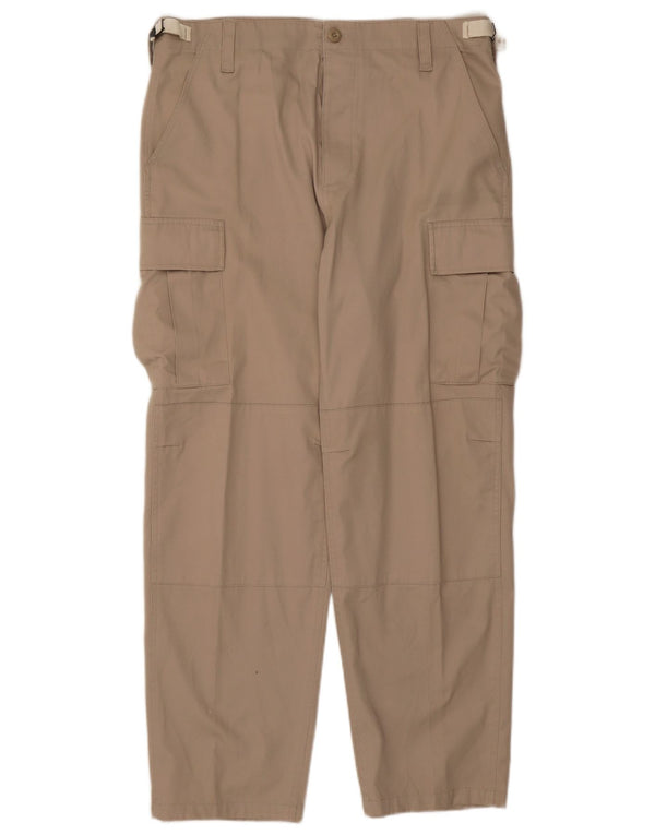 Vintage Straight Cargo bukser til mænd W36 L29 Beige