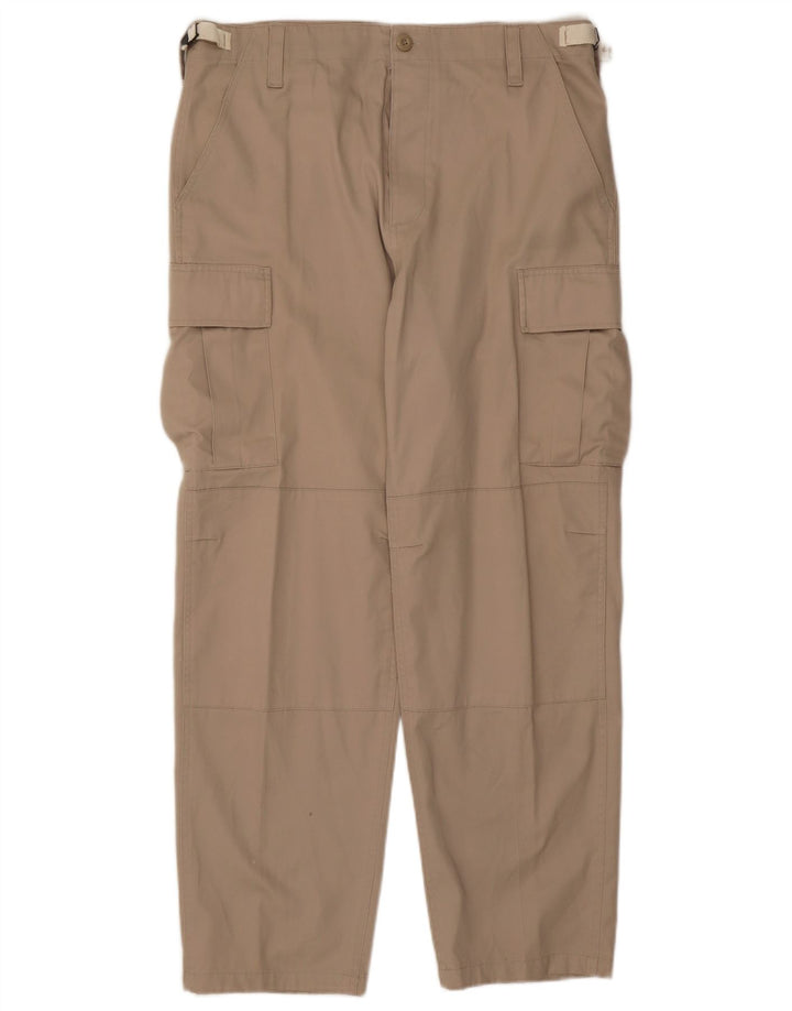 Vintage Straight Cargo bukser til mænd W36 L29 Beige
