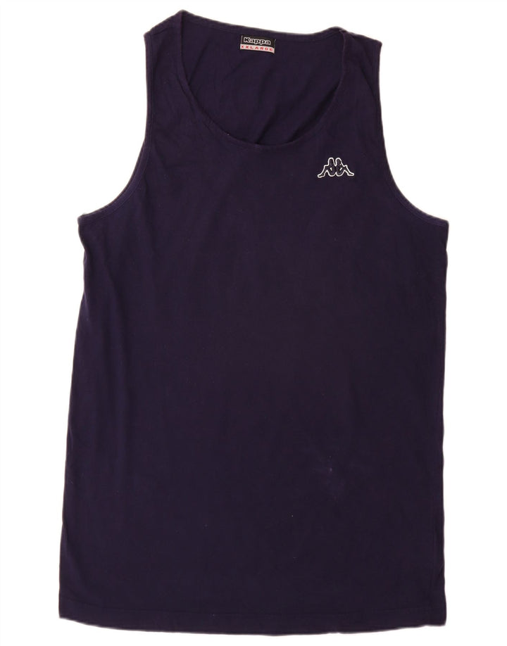 Kappa Herrevest Top 2XL Marineblå Bomuld