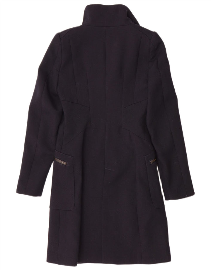 Zara Dame Overfrakke UK 6 XS Marineblå