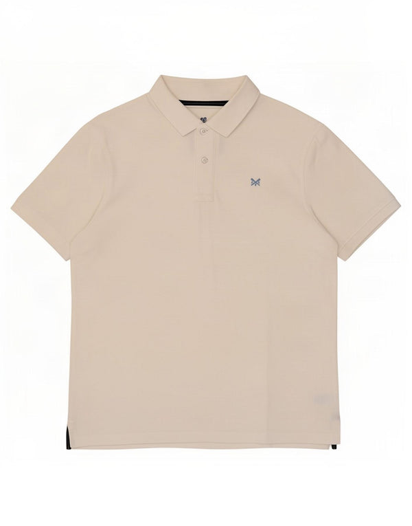 Crew Clothing Mens Polo Shirt Large White Cotton