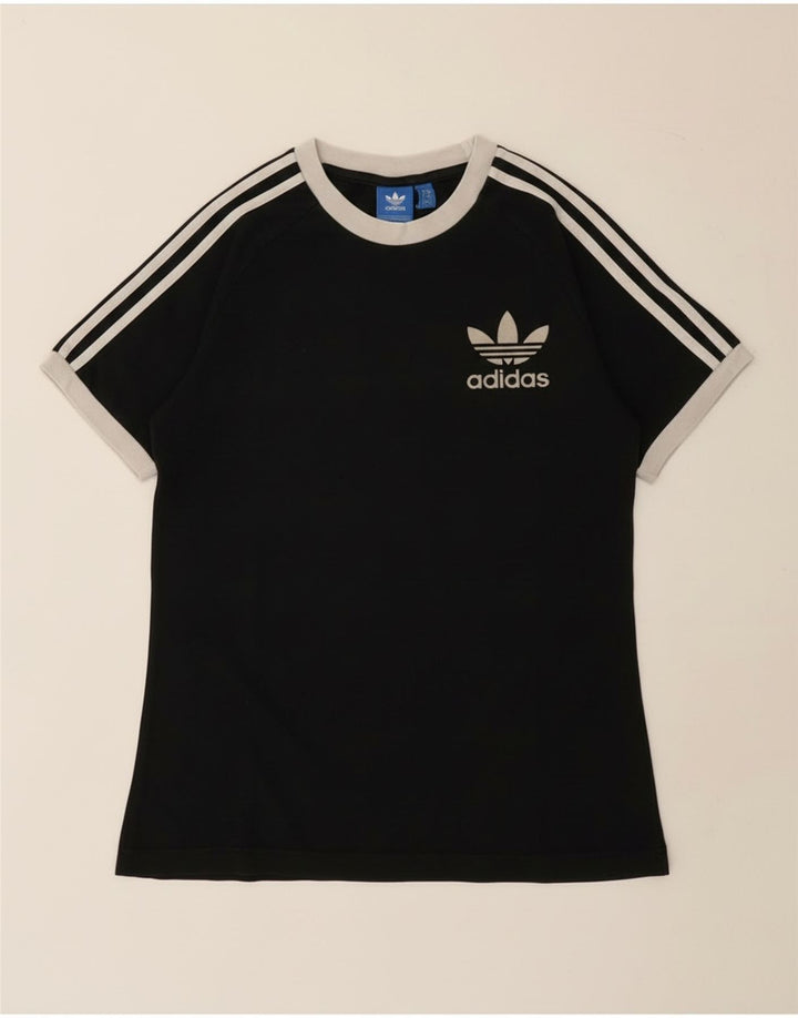 Adidas Herre grafisk T-shirt top lille sort bomuld