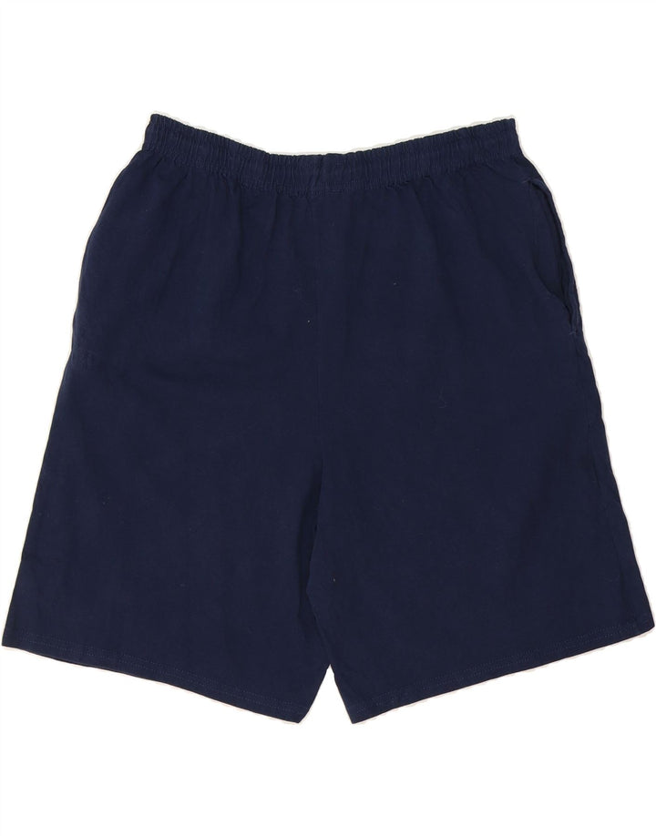 RUSSELL ATHLETIC Mens Sport Shorts Large Navy Blue Cotton Vintage Russell Athletic and Second-Hand Russell Athletic from Messina Hembry 