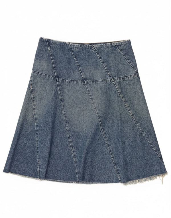 Nautica Dame Denim Nederdel US 6 Medium W30 Blå Bomuld