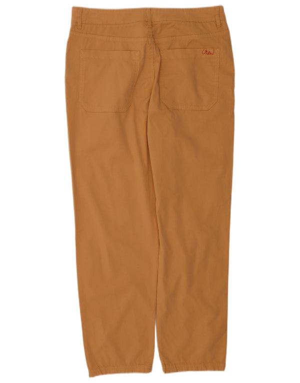 Crew Clothing Womens Tapered Chino Trousers UK 12 Medium W32 L28 Beige