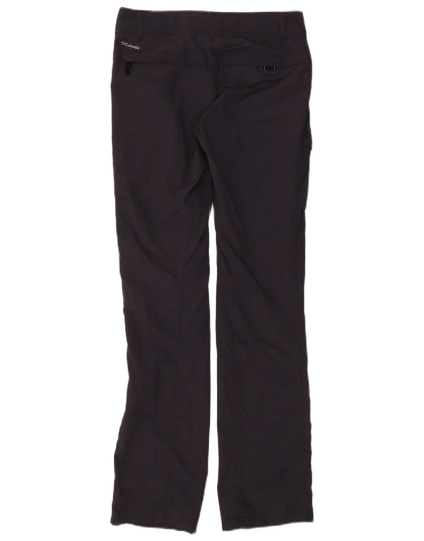 Columbia Womens Omni-Shade Slim Cargo Bukser US 2 XS W25 L32 Sort Nylon