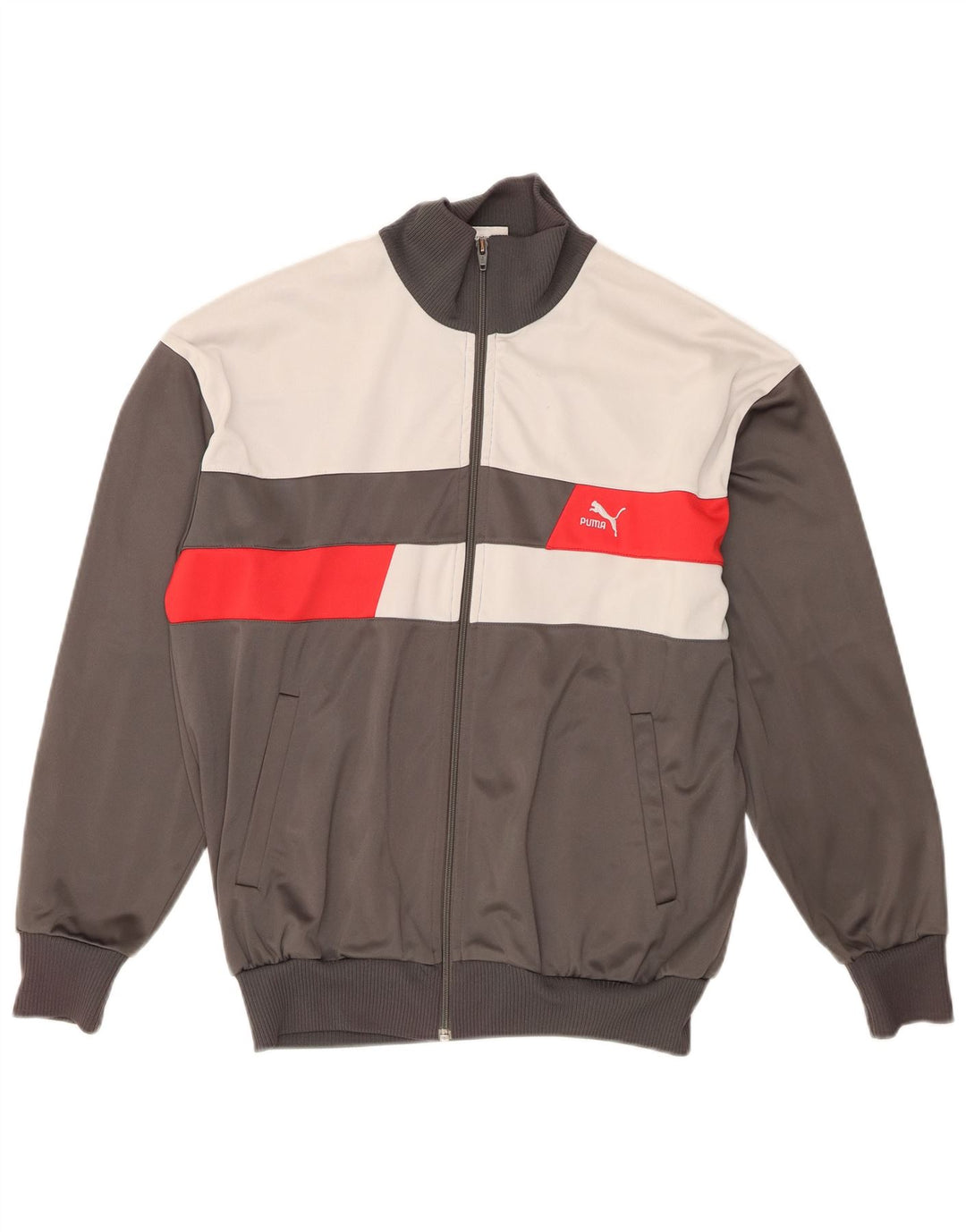 Puma Træningsdragt til mænd Topjakke Medium Grå Colourblock Polyester