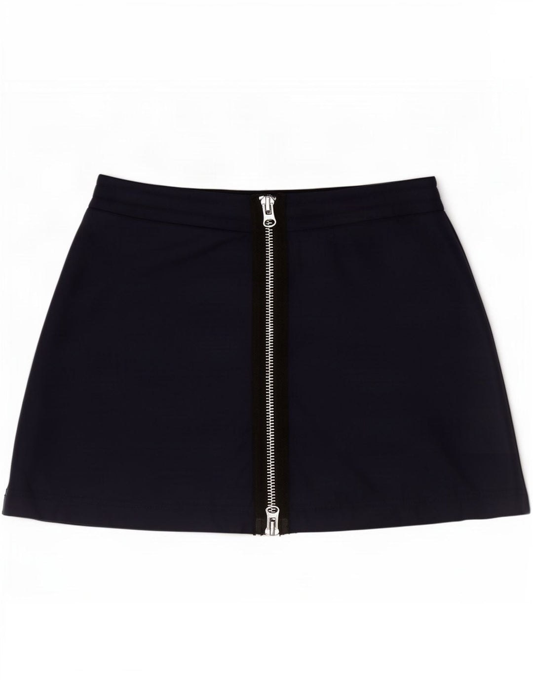Zara Dame Mini-nederdel Medium W28 Marineblå polyamid