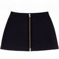 Zara Dame Mini-nederdel Medium W28 Marineblå polyamid