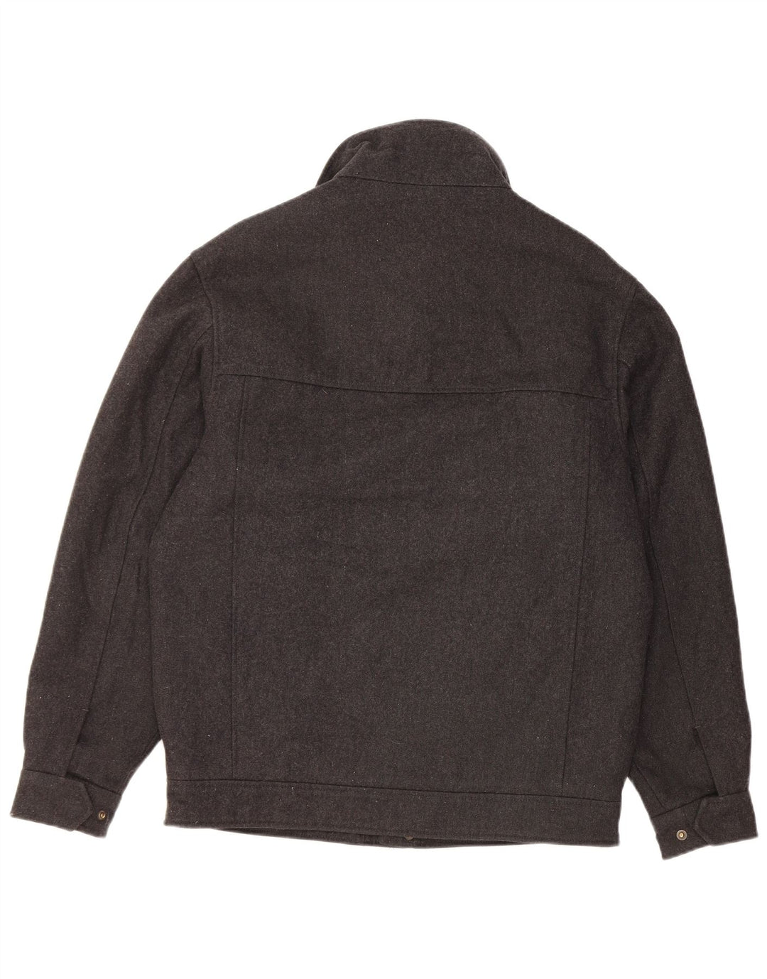London Fog Herre Towne Bomber Windbreaker Jacket UK 38 Medium Grey Wool