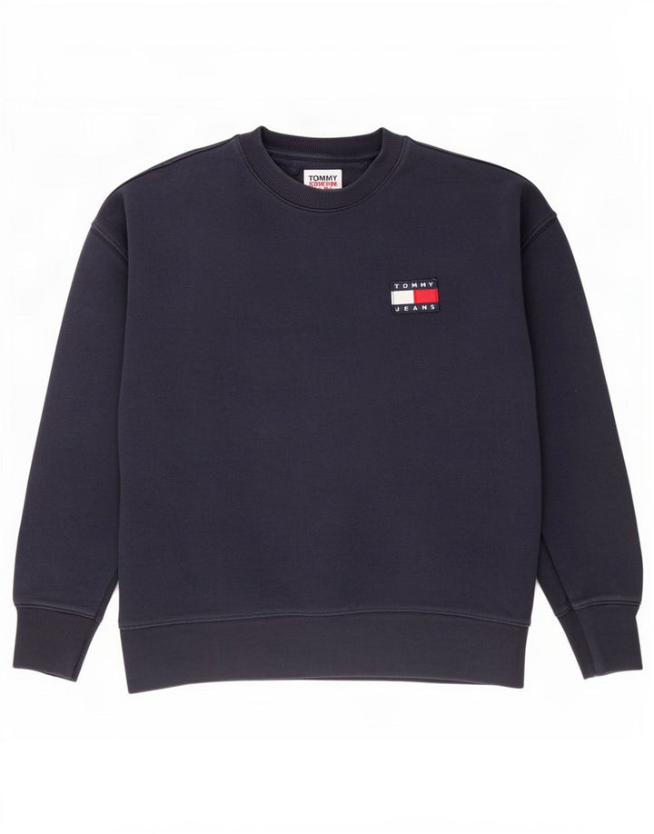 Tommy Hilfiger Herre Sweatshirt Jumper Medium Navyblå Bomuld