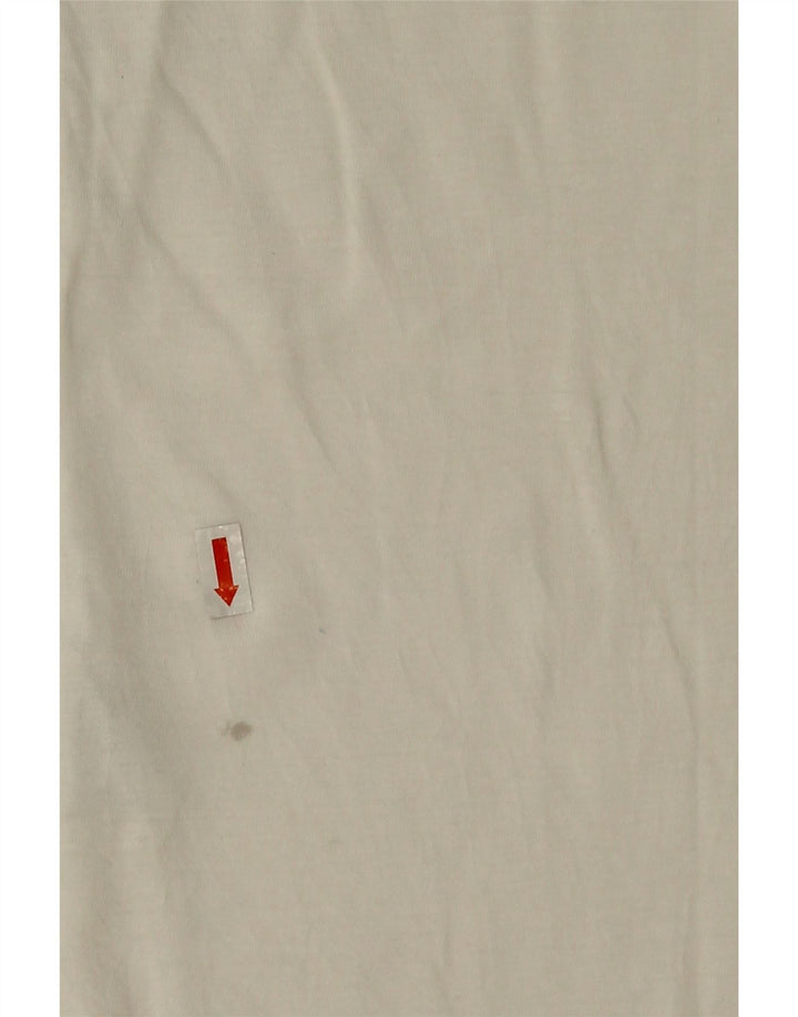 Maui and Sons Herre grafisk T-shirt Top Medium Hvid Bomuld