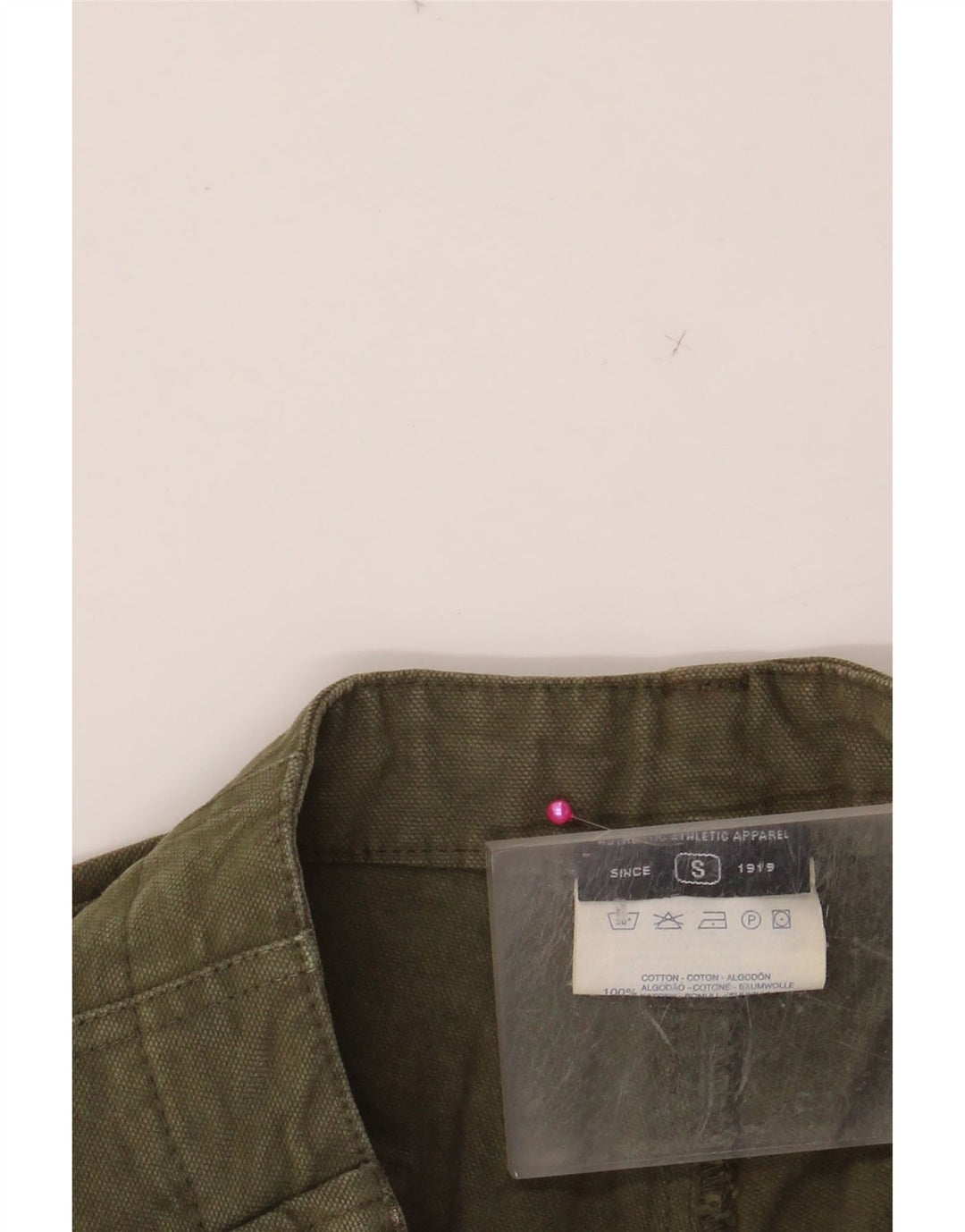 CHAMPION Lige Chinobukser til mænd Small W32 L32 Khaki Bomuld