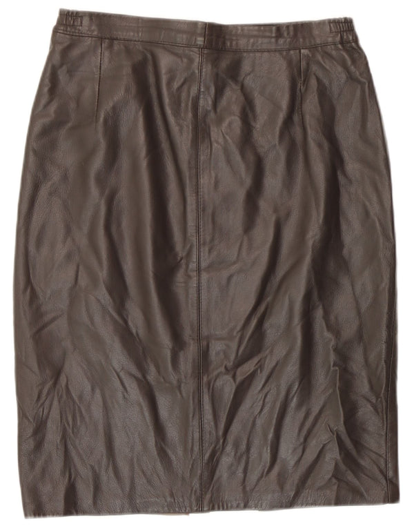 Carla Buti Dame Pencil Skirt IT 44 Medium W28 Brun