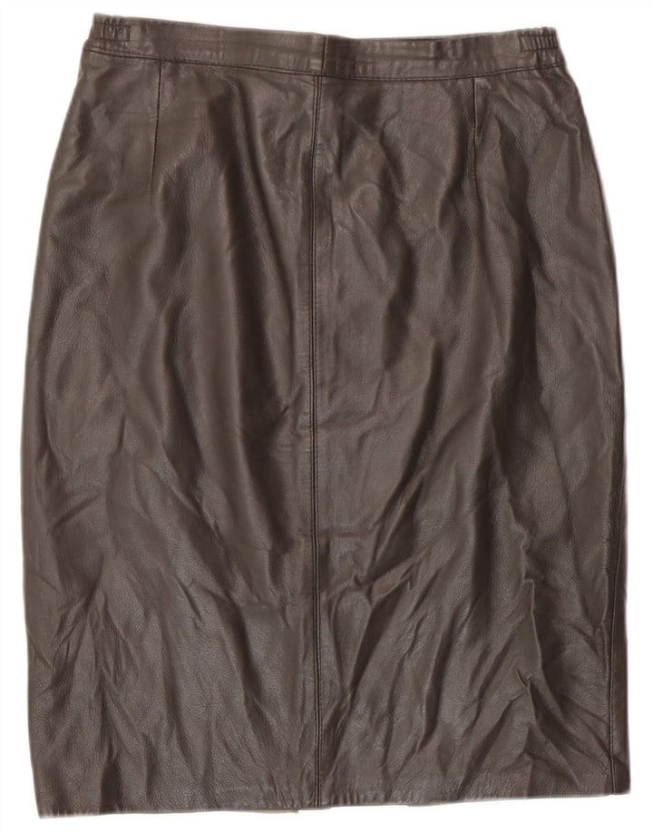 Carla Buti Dame Pencil Skirt IT 44 Medium W28 Brun