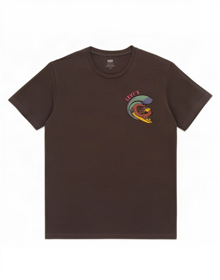 Levi's Herre grafisk T-shirt top mellemgrå