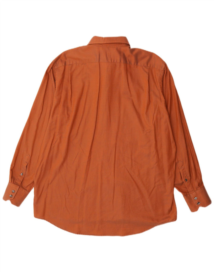 Lacoste Herreskjorte str. 45 XL Orange Bomuld