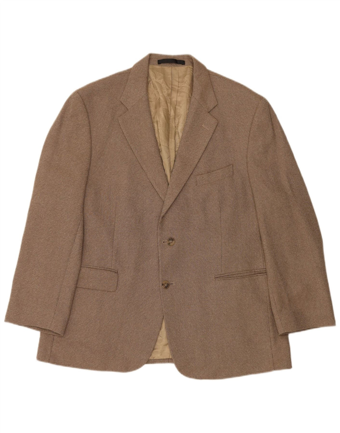 Marks & Spencer Herre 2-knaps blazerjakke UK 44 XL Beige New Wool