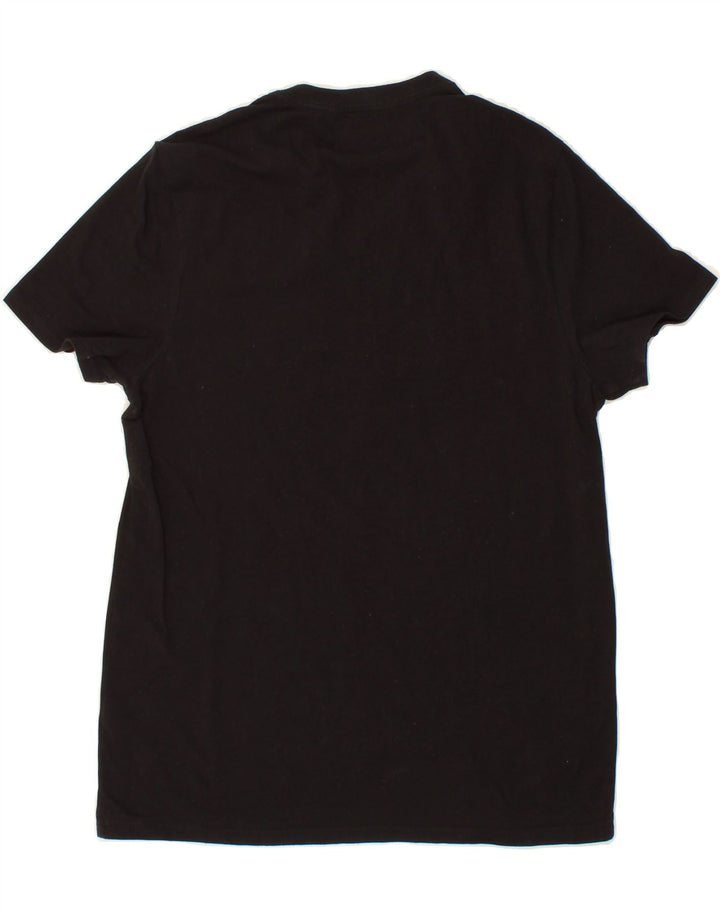 TOMMY HILFIGER Mens T-Shirt Top Small Black Cotton Vintage Tommy Hilfiger and Second-Hand Tommy Hilfiger from Messina Hembry 