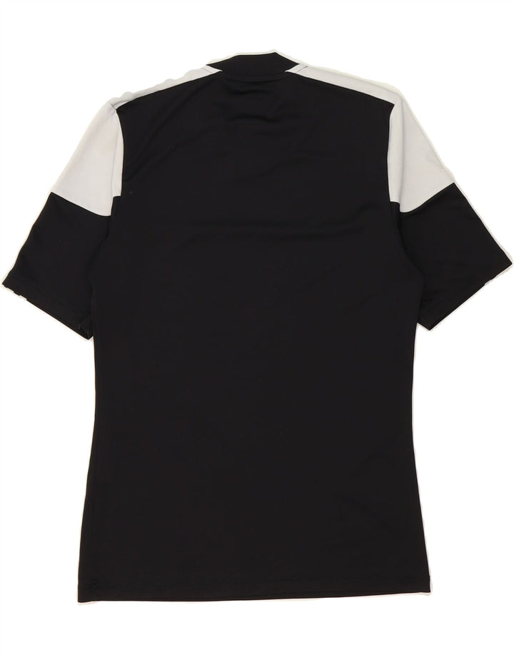 ADIDAS Mens Climalite T-Shirt Top Small Black Colourblock Vintage Adidas and Second-Hand Adidas from Messina Hembry 