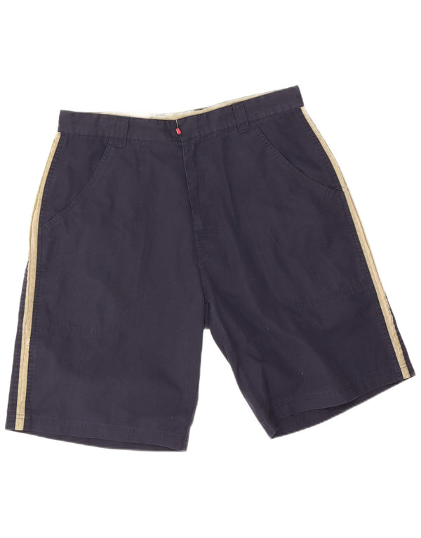 Fat Face Herre Casual Shorts Large W34 Navy Blue Colourblock Polyester