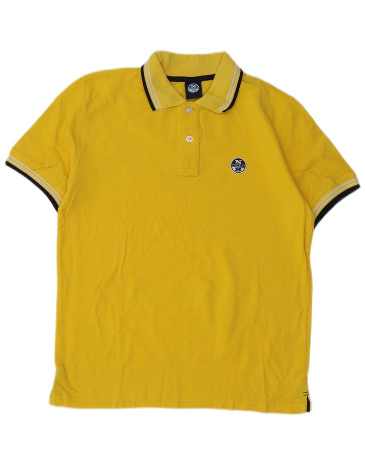 North Sails Herre Polo Shirt Lille Gul Bomuld