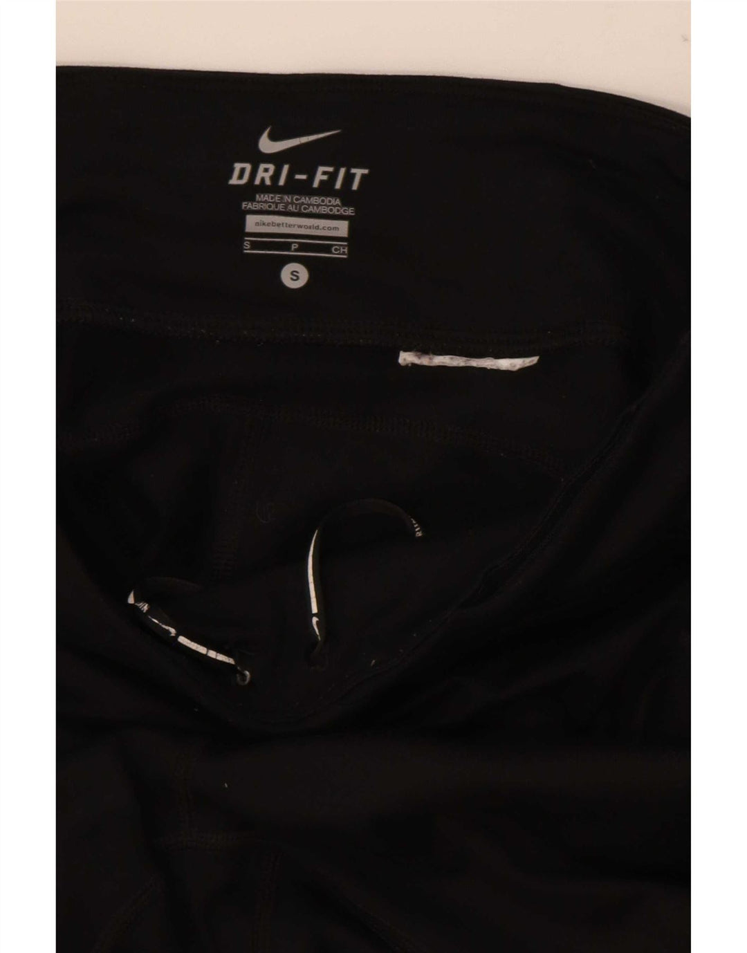 Nike Dame Dri Fit Leggings UK 10 Small Black