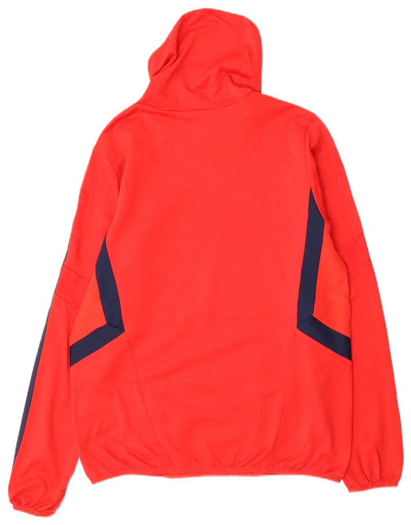 ADIDAS Boys Arsenal Pullover Træningsdragt Top 13-14 År Rød Colourblock