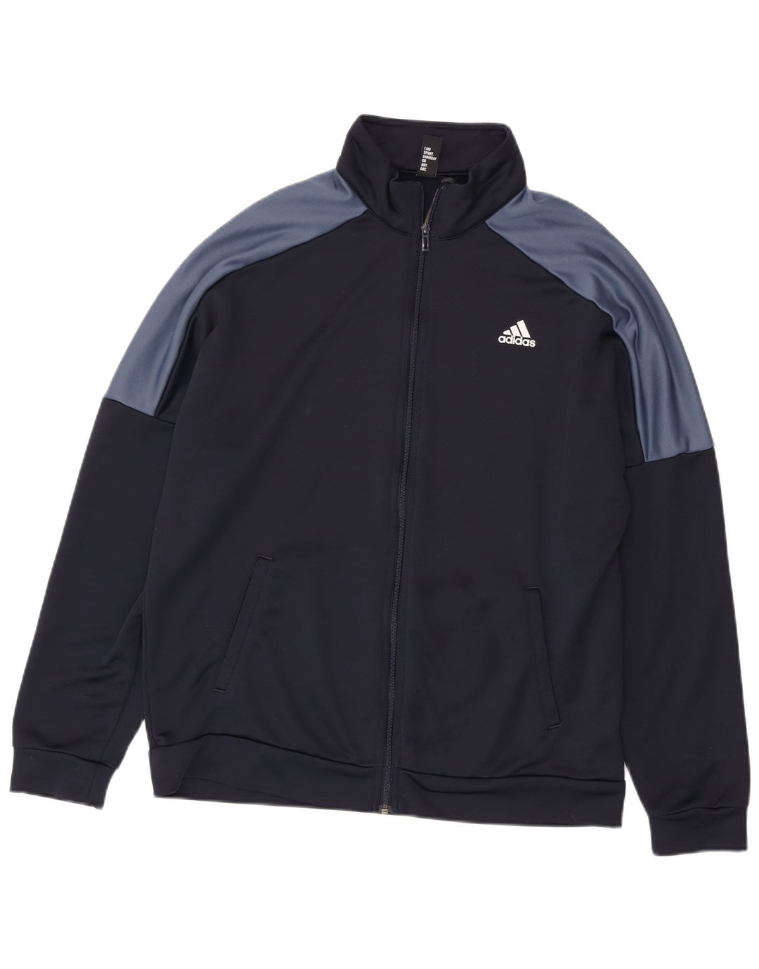 ADIDAS Grafisk træningsdragt topjakke til mænd XL marineblå farveblok
