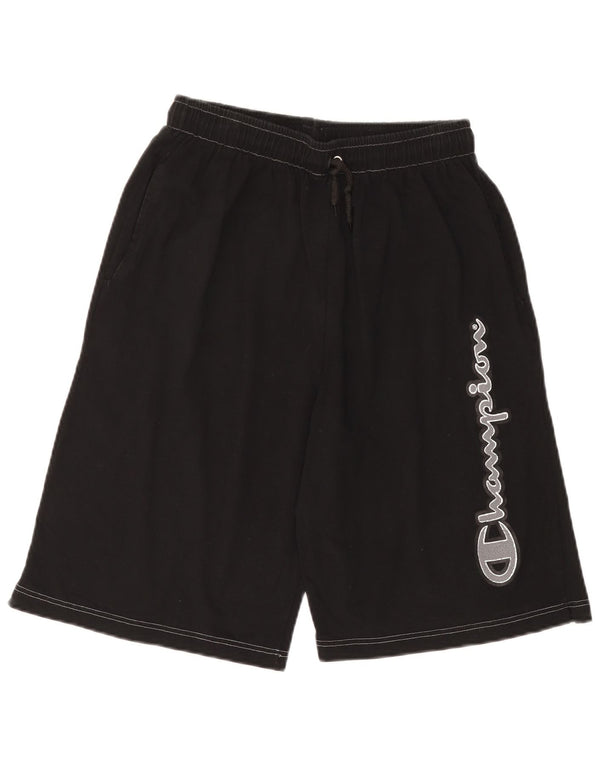 Champion Herre grafiske sportsshorts Medium sort bomuld