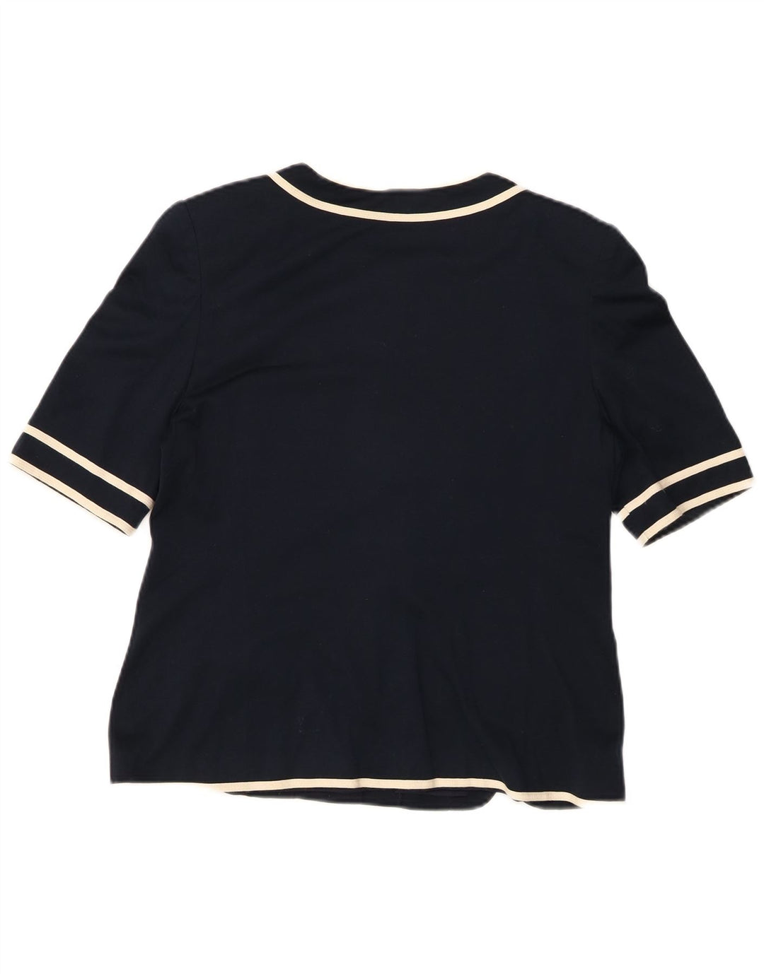 LUISA SPAGNOLI Kortærmet blazerjakke til kvinder IT 44 Medium Navyblå