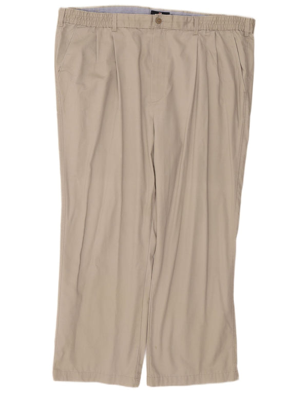 Marks & Spencer Herre Blue Harbor Pegged Chino Bukser W44 L29 Beige