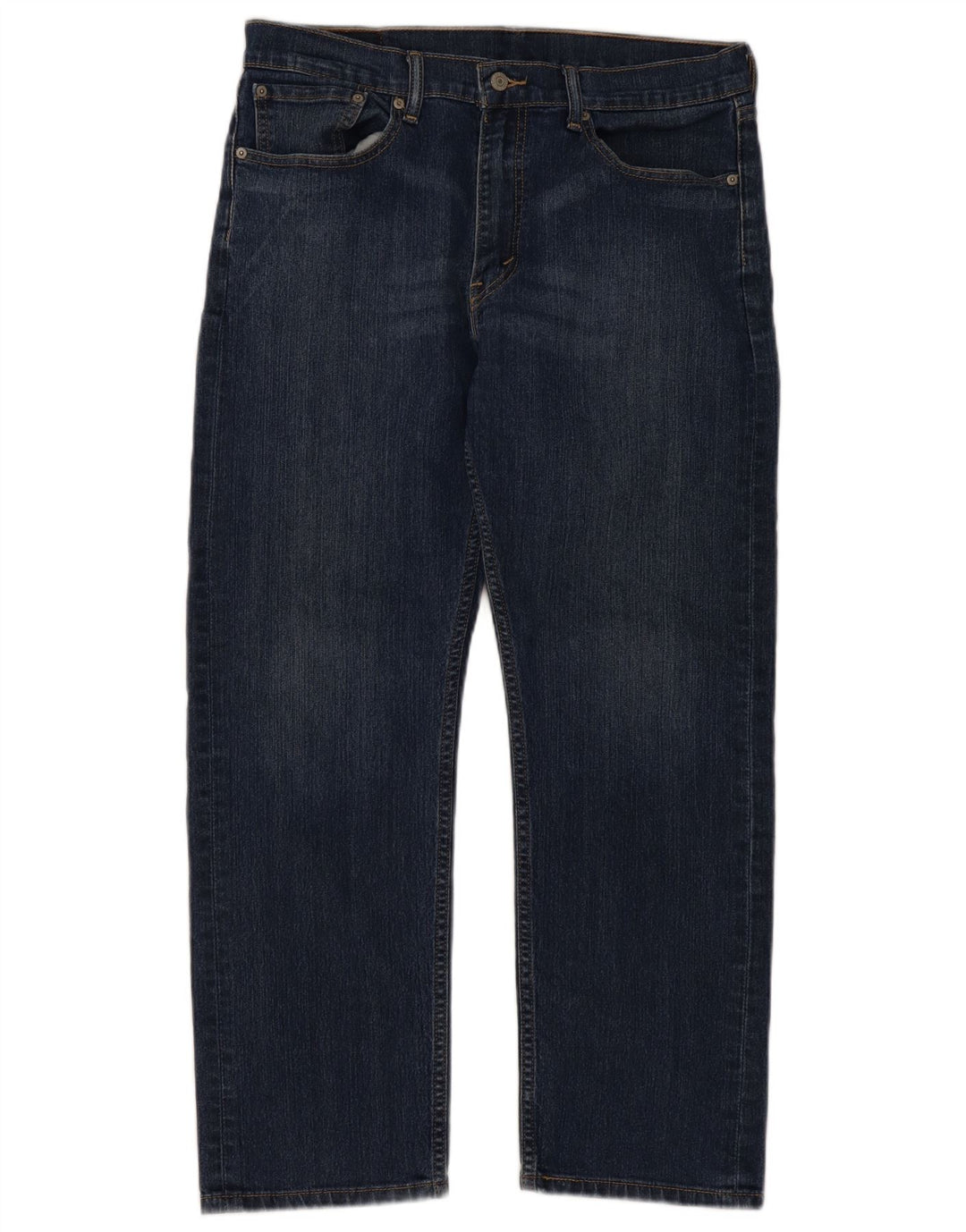 Levi's Herre 505 Straight Jeans W34 L30 Blå Bomuld